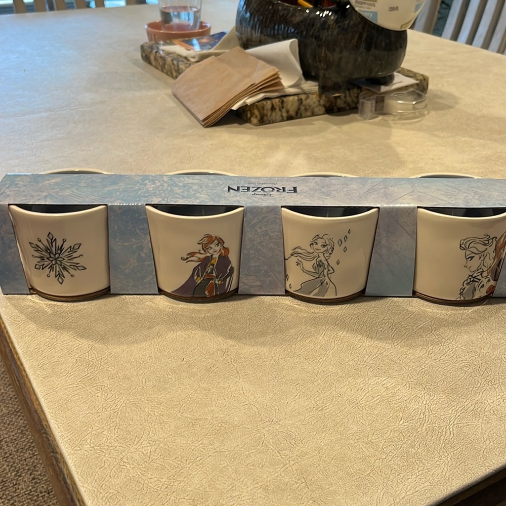 Rae  dunn x Disney frozen set of four ramekins brand new